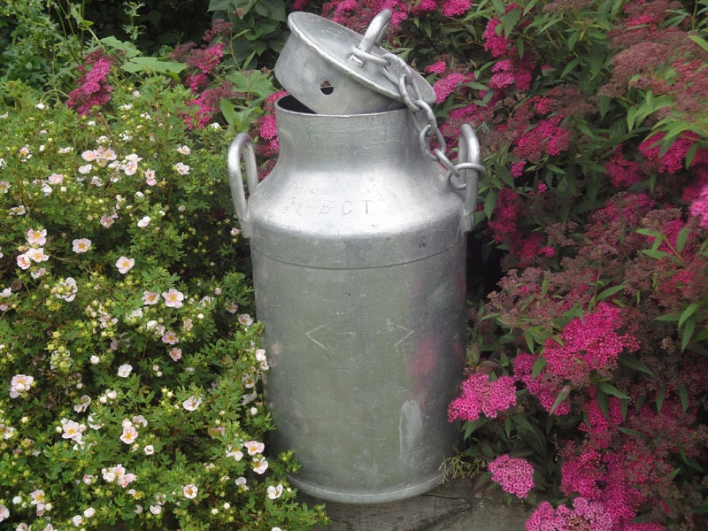 Bidon à lait de ferme en aluminium épais