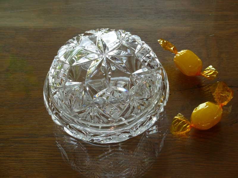 Bonbonnire en cristal