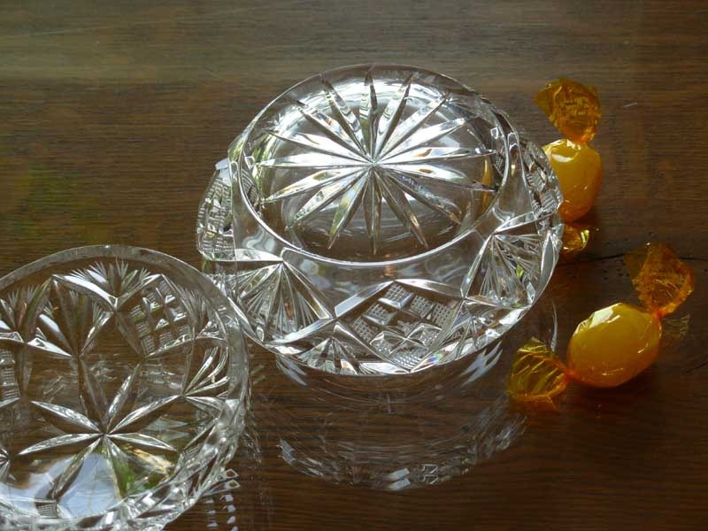 Bonbonnière en cristal
