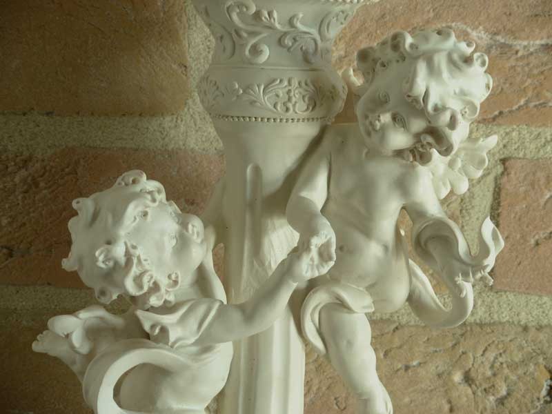 Bougeoir aux angelots