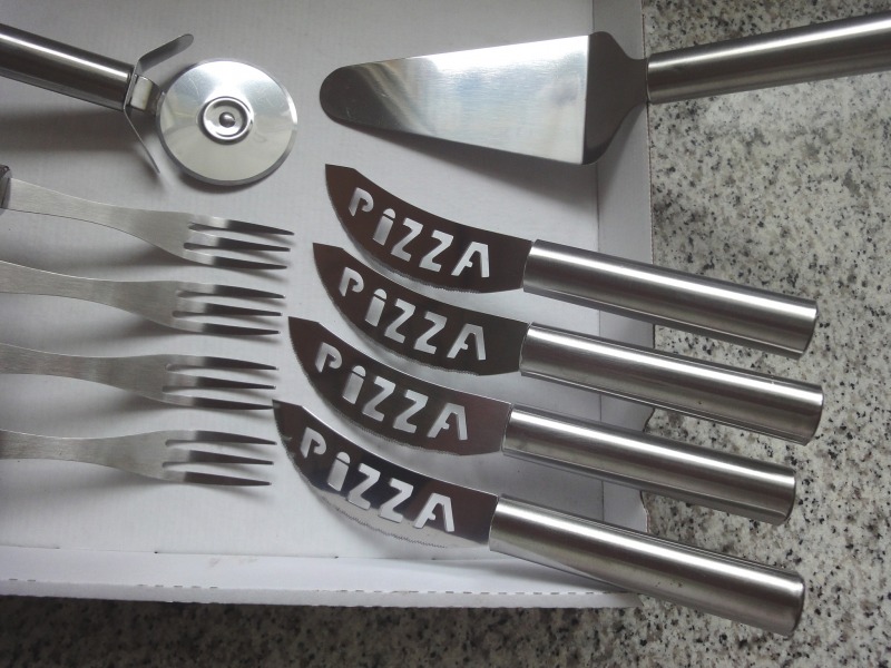 Couverts à pizza en inox