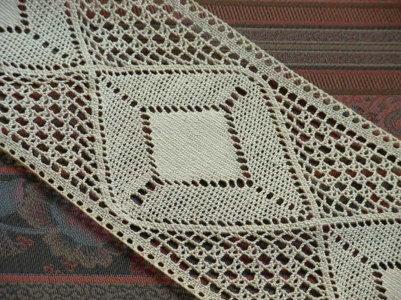 Dentelle mcanique ancienne