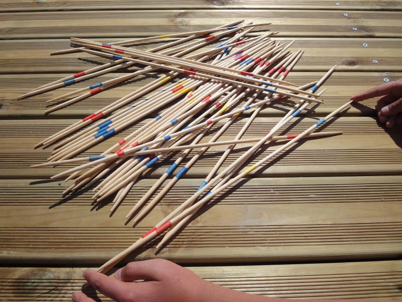 Mikado gant en bois