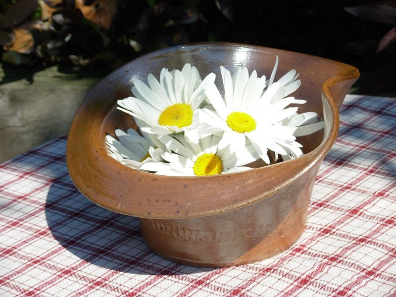 Pique fleurs en grès
