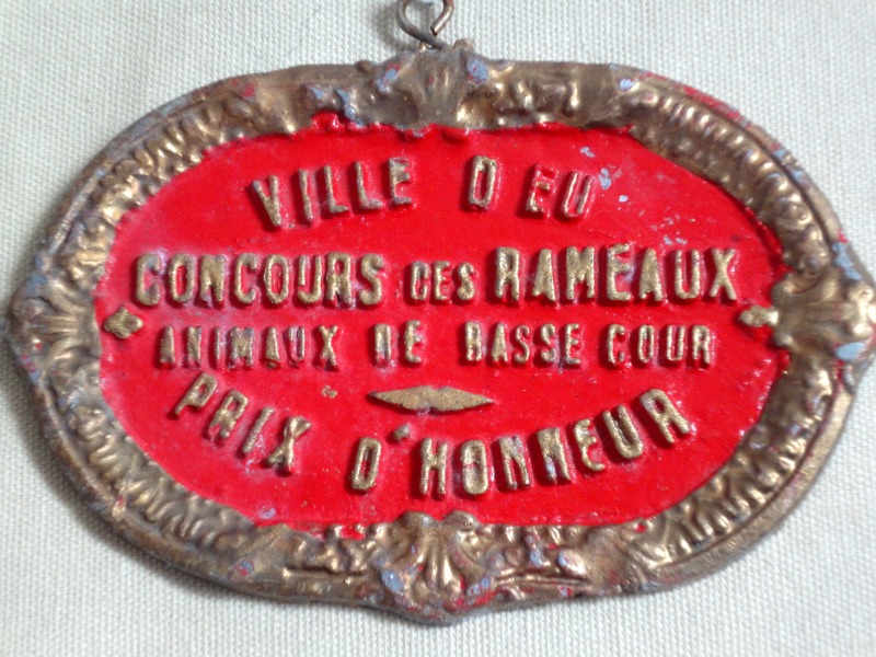Plaque de concours d animaux de basse cour
