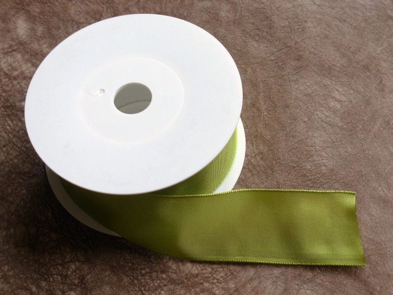 Ruban laitonn vert anis - 40 mm