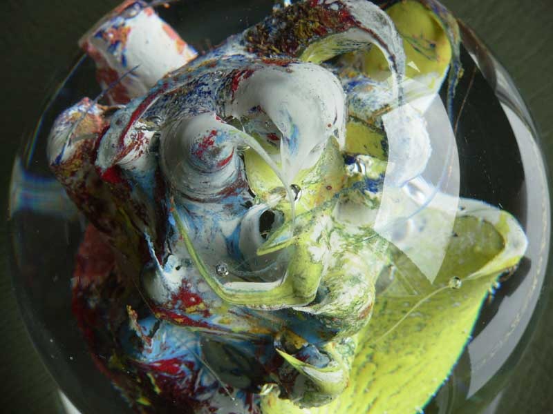 Sulfure presse-papier en forme de dme